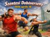 Dobóverseny a sportpályán…