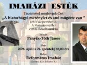 A Matuska-rejtélyről, a hírhedt biatorbágyi merényletről lesz előadás az Imaházi…