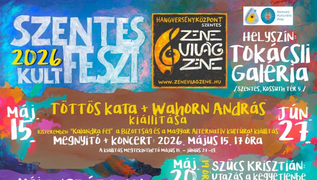 Immár hatodik alkalommal indítjuk útjára a SzentesKultFeszt-et….