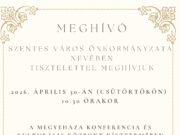 Ünnepi testületi ülésen adják át a díszpolgári címeket és a Szentes Városért Eml…