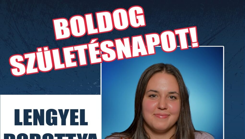 Boldog Születésnapot kívánunk női csapatunk játékosának, Lengyel Dorottyának!…