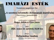 Könyvbemutató a Református Imaházban…