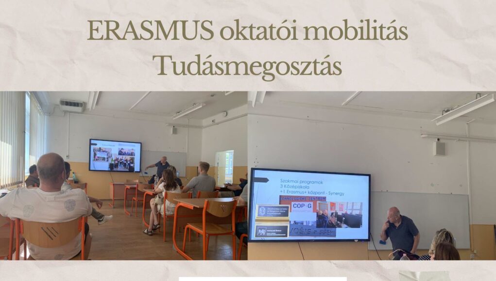 Az év végi oktatói testületi műhelymunkák sorában egy tudásmegosztás: az Erasmus…