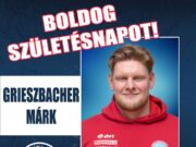Boldog Születésnapot kívánunk férfi csapatunk játékosának, Grieszbacher Márknak…
