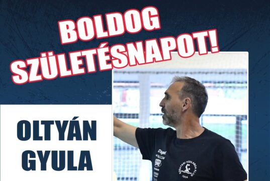 Boldog Születésnapot kívánunk klubunk utánpótlás-edzőjének, Oltyán Gyulának!…