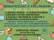Csütörtökön beiratkozás a Pollákban!…