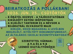 Csütörtökön beiratkozás a Pollákban!…