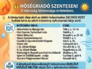 Hőségriadó meghosszabbítva…
