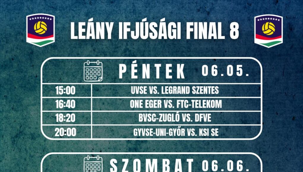 Jön a Leány Ifjúsági FINAL 8…