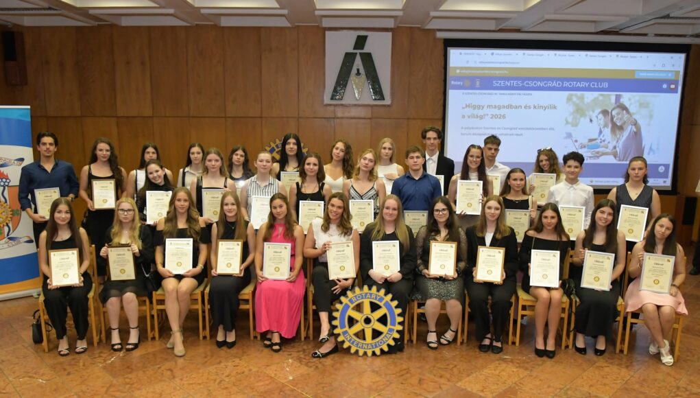 Rekordszámú pályázó a Rotary ösztöndíjprogramjában – Átadták az idei elismerések…