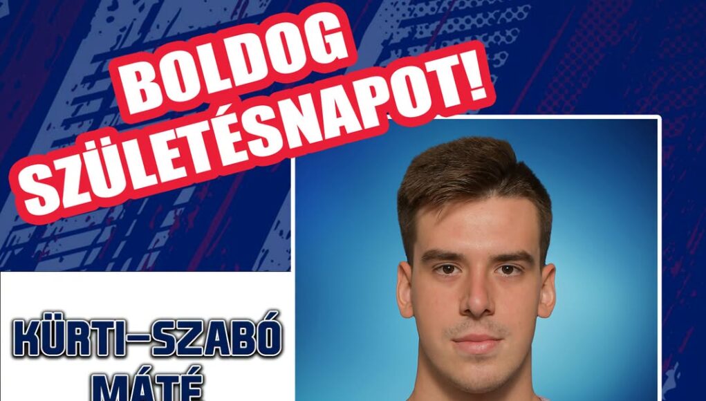 Boldog Születésnapot kívánunk férfi csapatunk játékosának, Kürti-Szabó Máténak!…