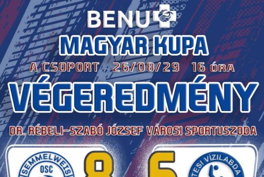 VÉGEREDMÉNY A KUPA ELSŐ NAPJÁRÓL…