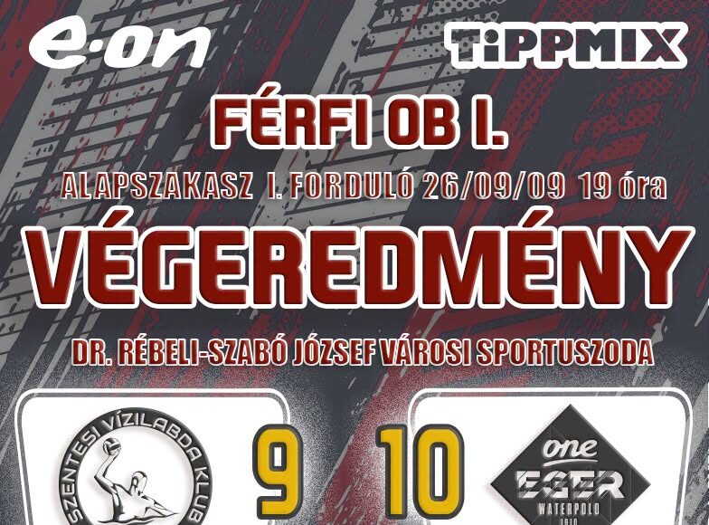 Az Eger nyerte a fordulatokkal teli első bajnokit…