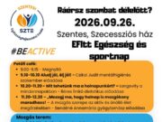EFItt Egészség és Sportnap Szentesen az Európai Sporthét keretében…