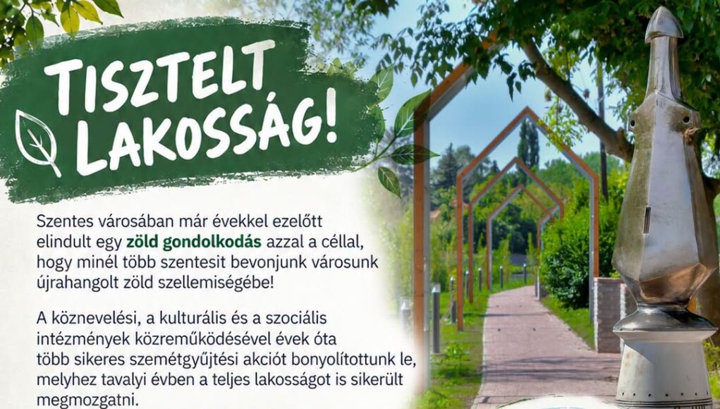 Egy tisztább Szentesért! – Lakossági szemétgyűjtési akció…
