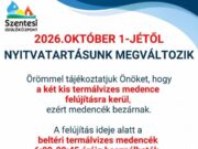 Felújítják a két kis termálvizes medencét, ezért október 1-jétől változik a Szen…