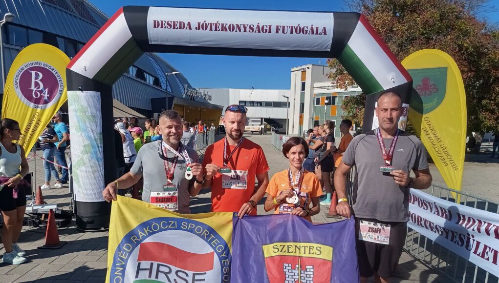Két dobogó a B64 Deseda Futógálán…