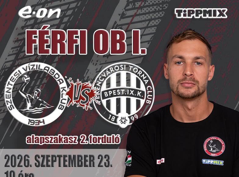 Szerda este a Dr. Rébeli-Szabó József Sportuszodában folytatódik az E.ON Férfi V…