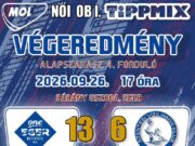 Végeredmény a női OB I. 4. fordulójából…