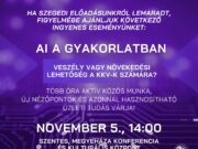 AI A GYAKORLATBAN – Veszély vagy növekedési lehetőség a KKV-k számára?…