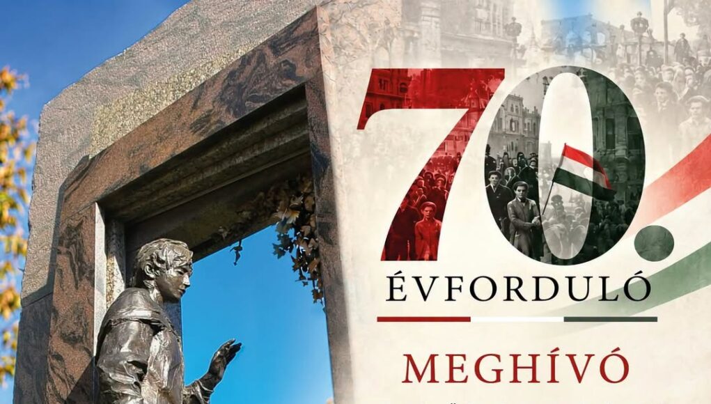 Az 1956-os forradalom és szabadságharc 70. évfordulóján, október 23-án ünnepi pr…