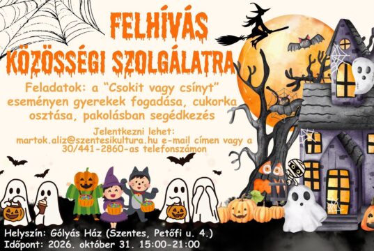 FIGYELEM, JELENTKEZŐKET KERESÜNK EGY IGAZÁN BOSZORKÁNYOS KÖZÖSSÉGI SZOLGÁLATRA!…