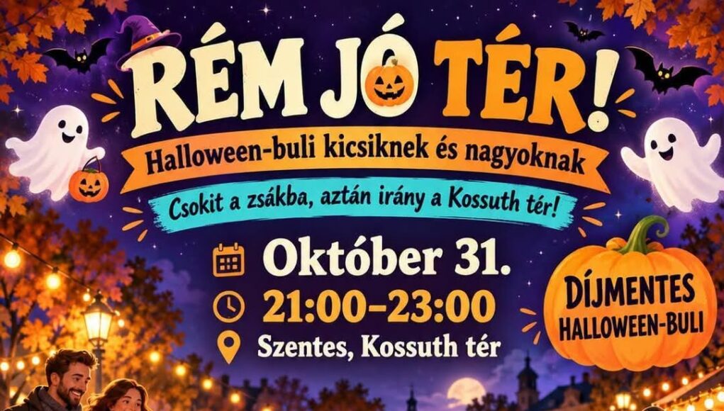 Halloween-buli a Kossuth téren…